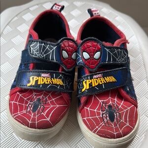 Marvel Red and Blue Spider-Man Sneakers with Velcro Strap